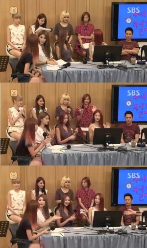 &#39;컬투쇼&#39; 나인뮤지스 혜미, &#34;타이틀곡 &#39;다쳐&#39;, 이열치열 느낌...붉은 바다 느껴지는 곡&#34;