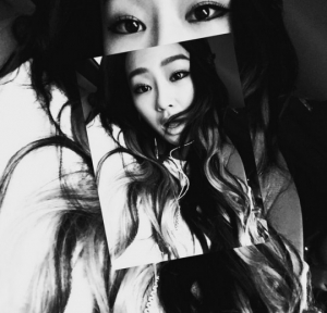 씨스타 효린, 독특한 느낌의 셀카 공개...&#39;흑백 사진&#39; 속 빛나는 미모