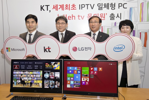 KT, '올레 tv 올인원' 출시…"IPTV와 PC가 하나로"
