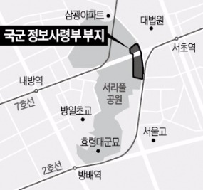 '서초 노른자 땅' 정보사 부지 놓고 커지는 갈등