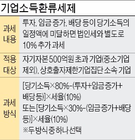 [사내 유보금 과세 '역풍'] '투자 빙하기'에 중간배당 323%↑…"일자리는 무슨 돈으로 늘리나"