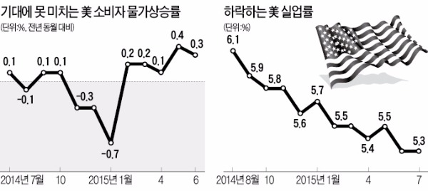 "미국 금리인상, 조건 근접했지만 충족은 안돼"