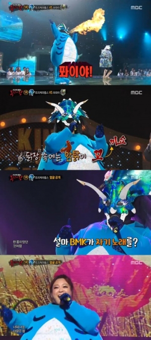 &#39;복면가왕&#39; &#39;트리케라톱스&#39;, &#39;하와이&#39;에게 패배...아쉬운 가왕급 가수의 탈락