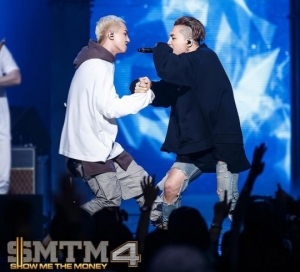 &#39;쇼미더머니4&#39; 송민호-태양, 세미파이널 무대 위 &#39;카리스마&#39; 폭발