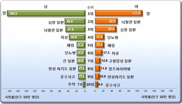 한국인 사망율 1위 암! 실손, 암보험으로 사전 준비 필요!