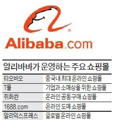 "알리바바 쇼핑몰 인기 1·2위, 한국 옷·화장품"