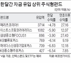 급락장에도 '몸집' 키우는 '맷집 펀드'