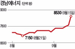 경남에너지, 공개매수 재추진 기대로 급등