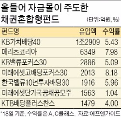 [ELS 판매 급감] ELS 대항마는…주식 비중 40% 채권혼합형 펀드에 뭉칫돈