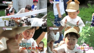 &#39;슈퍼맨&#39; 삼둥이, 행복한 목장 나들이..우유부터 아이스크림-치즈까지!