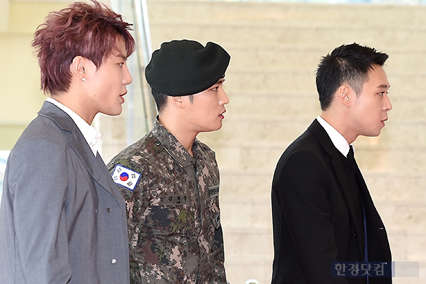 [포토] JYJ, '오랜만에 뭉친 세 남자' (대중문화예술상)