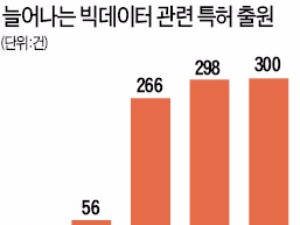 빅데이터 특허, 2년새 6배 급증