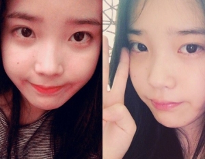 &#39;장기하와 열애&#39; 아이유, 수수한 민낯 공개 &#39;달이 차올라서 고갤 들어&#39;