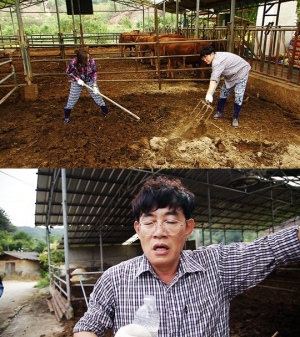 &#39;아빠를 부탁해&#39; 이경규, 축사 청소 중 &#34;축산업은 꿈도 꾸지 말아야 해&#34;