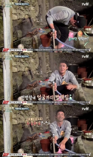 &#39;삼시세끼-어촌편2&#39; 박형식, 물벼락 맞고 민망한 웃음 &#34;사고뭉치&#34;