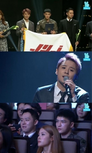 &#39;대중문화예술상&#39; JYJ 완전체 수상+XIA준수 축하무대 &#39;겹경사&#39;