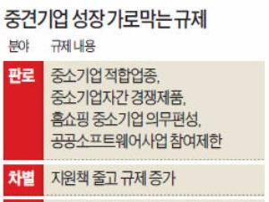  중견기업은 공공조달시장 참여 제한…5년간 328개사 중소기업으로 '유턴'