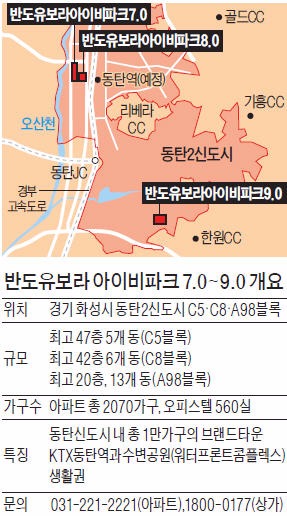 반도건설, 동탄2서 3개 단지 '동시 분양'