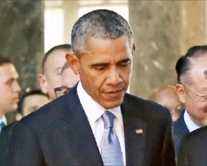 IS 격퇴 의지를 밝힌 버락 오바마 미국 대통령. 한경DB