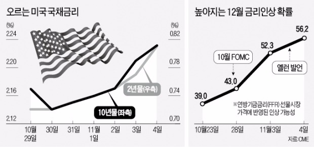 월가 "미국 12월 금리인상 뒤엔 상당기간 동결"