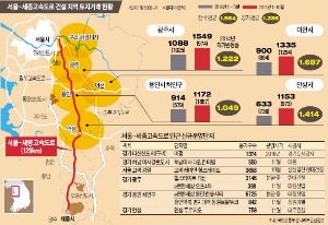 용인 남사·광주 태전 등 분양단지 들썩…"IC 어디로 뚫리나" 촉각