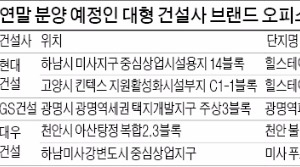 인기 지역+대형 브랜드 '쌍두마차 오피스텔' 눈길