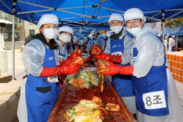 삼성물산 연말 맞아 사랑의 김장 나누기