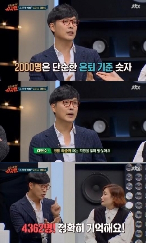 &#39;슈가맨&#39; 강현수, &#34;게릴라 콘서트, 2000명 안 모이면 은퇴? 사장님 발언&#34;