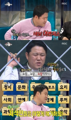 &#39;라디오스타&#39; 김구라, 바보어벤저스 언급 &#34;나는 시사상식에 강하다&#34;