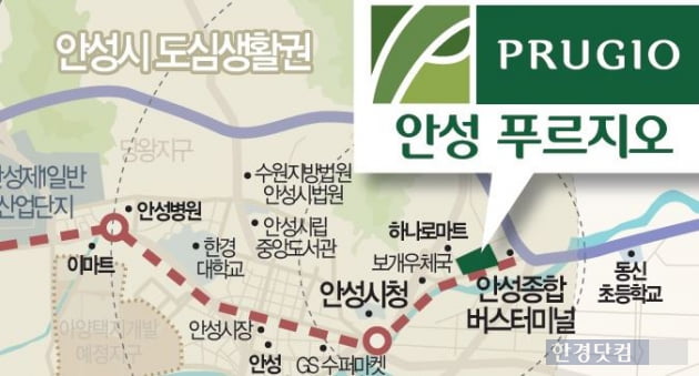 [안성 푸르지오②입지]서울~세종 고속도로 바로 앞, 사통팔달 교통망