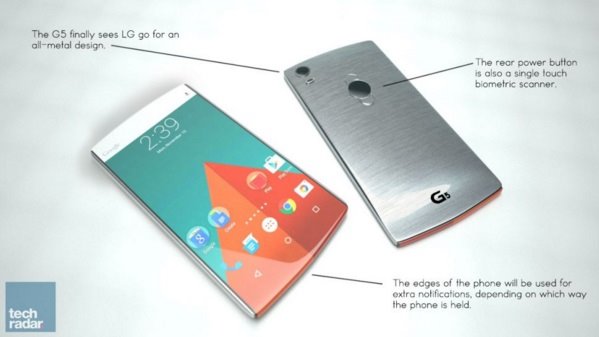 LG전자 G5의 콘셉트 이미지. /사진=테크레이더 홈페이지
