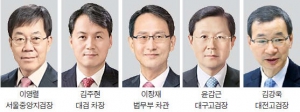 서울중앙지검장 이영렬…4년만에 '비TK' 출신