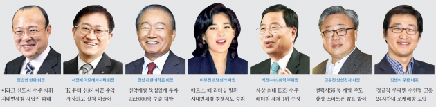 혁신·뚝심으로 이룬 빛나는 성과…경영인 7인, 도전은 계속된다