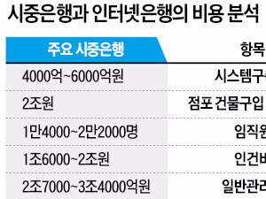  인터넷은행, 인건비·관리비 덜 들지만…'연체율 관리'가 관건