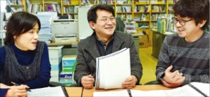 왼쪽부터 김숨·성석제·김형중 심사위원. 