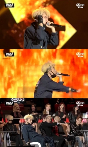 &#39;2015 MAMA&#39; 산이, 불타는 랩 열정 &#39;두 잇 포 펀&#39; 홍콩 장악