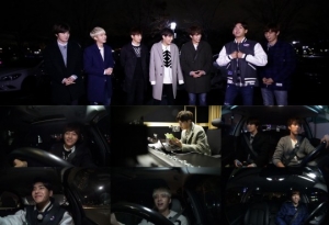 '쇼타임' 인피니트, 7人 7色 운전 스타일…'남친돌' 면모 과시
