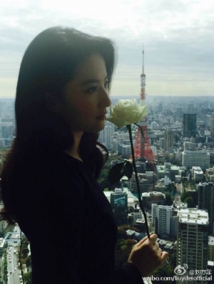유역비, 도쿄 타워 배경으로 한 컷 &#39;청순미 폭발&#39;