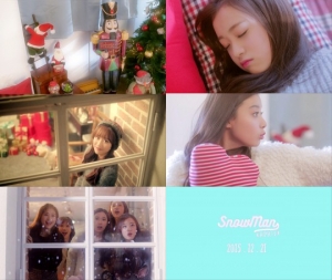 에이프릴, '스노우맨' MV 트레일러 공개 '사랑스러워'