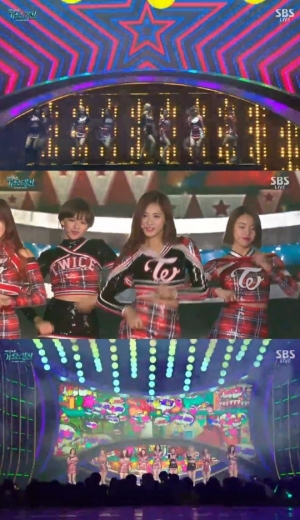 &#39;가요대전&#39; 트와이스, 당찬 매력으로 &#39;2015 가요계&#39; 접수