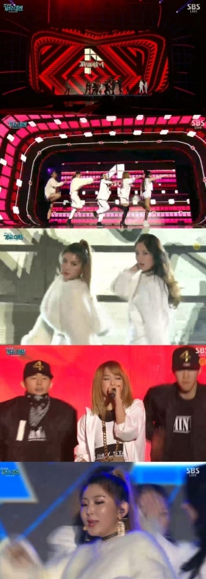 &#39;2015 가요대전&#39; 포미닛, 이보다 더 화끈할 수는 없다