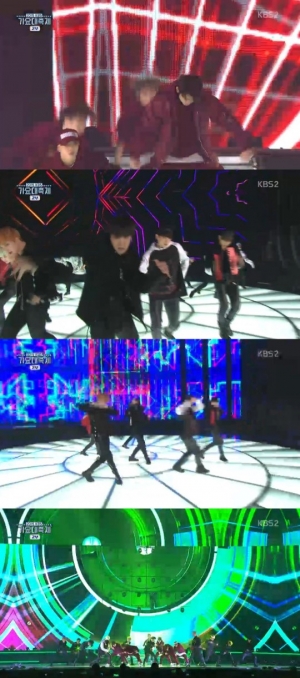 &#39;2015 KBS 가요대축제&#39; GOT7-방탄소년단-빅스 파워풀한 칼군무로 2부 개막...여심 저격