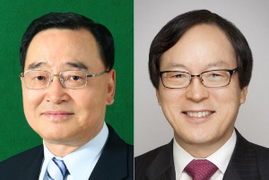 정홍원 전 총리(왼쪽)와 김용환 회장. / 성균관대 제공