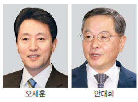 오세훈 종로 '고수'…안대희 마포갑 '수용'