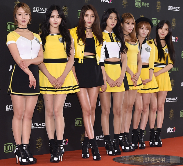 [포토] AOA, '탄탄한 각선미에 눈길~' (골든디스크)