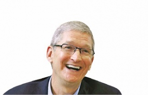 팀 쿡 애플 CEO 작년 보수 124억원…전년比 11.5%↑