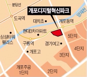 개포 옛 일본인학교 자리에 '디지털혁신파크' 9월 문 열어