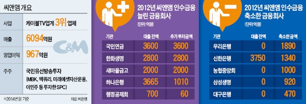 2.2조 씨앤앰 대출 연장에 전 금융권 '촉각'