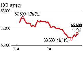 OCI, 미국 과산화수소 자회사 지분 매각