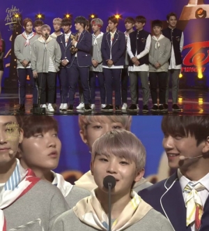 &#39;골든디스크&#39; 세븐틴, JTBC2 신인상 수상.. &#34;여러분께 상 보답하겠다&#34;